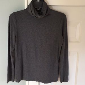Lord and Taylor gray stretchy turtleneck.